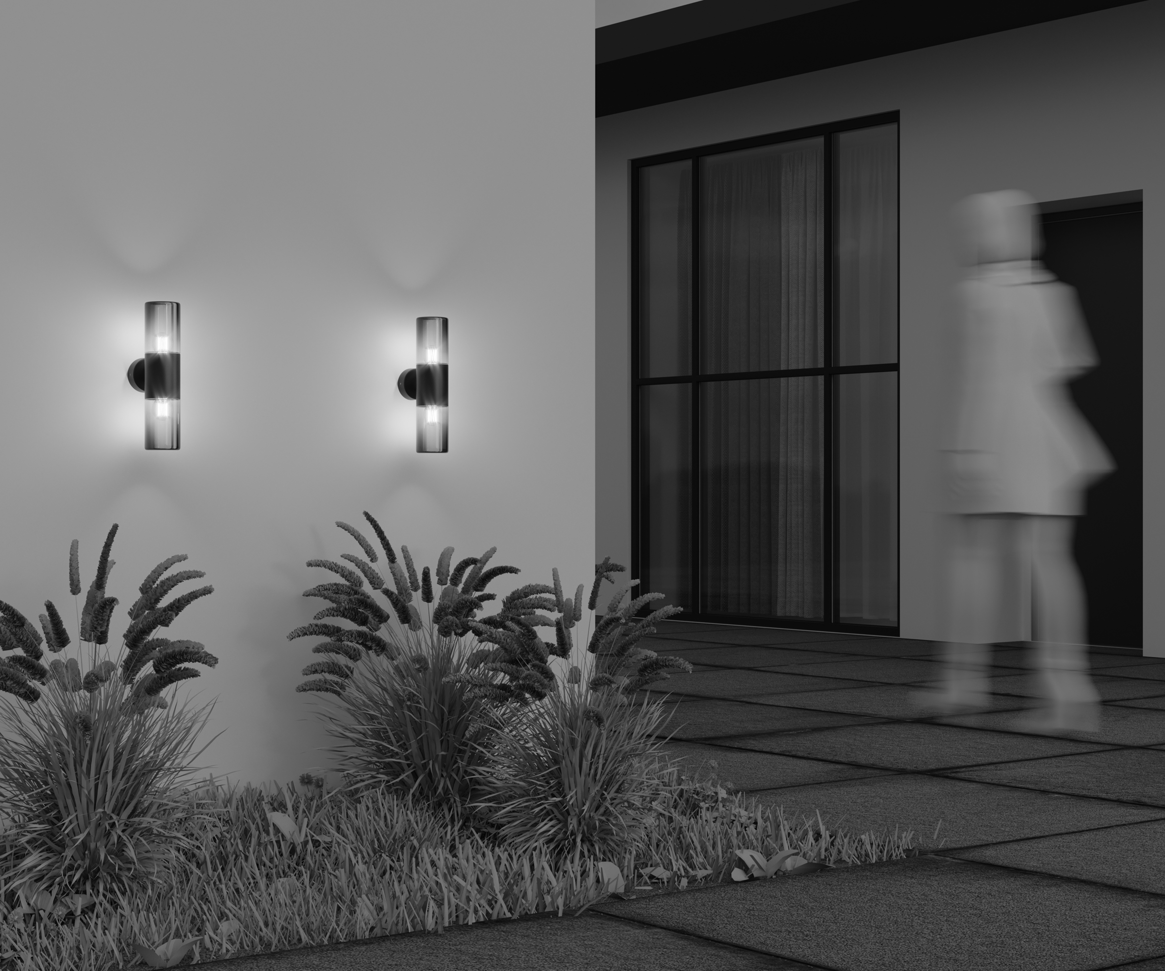 картинка Настенный светильник (бра) Outdoor O432WL-02GF