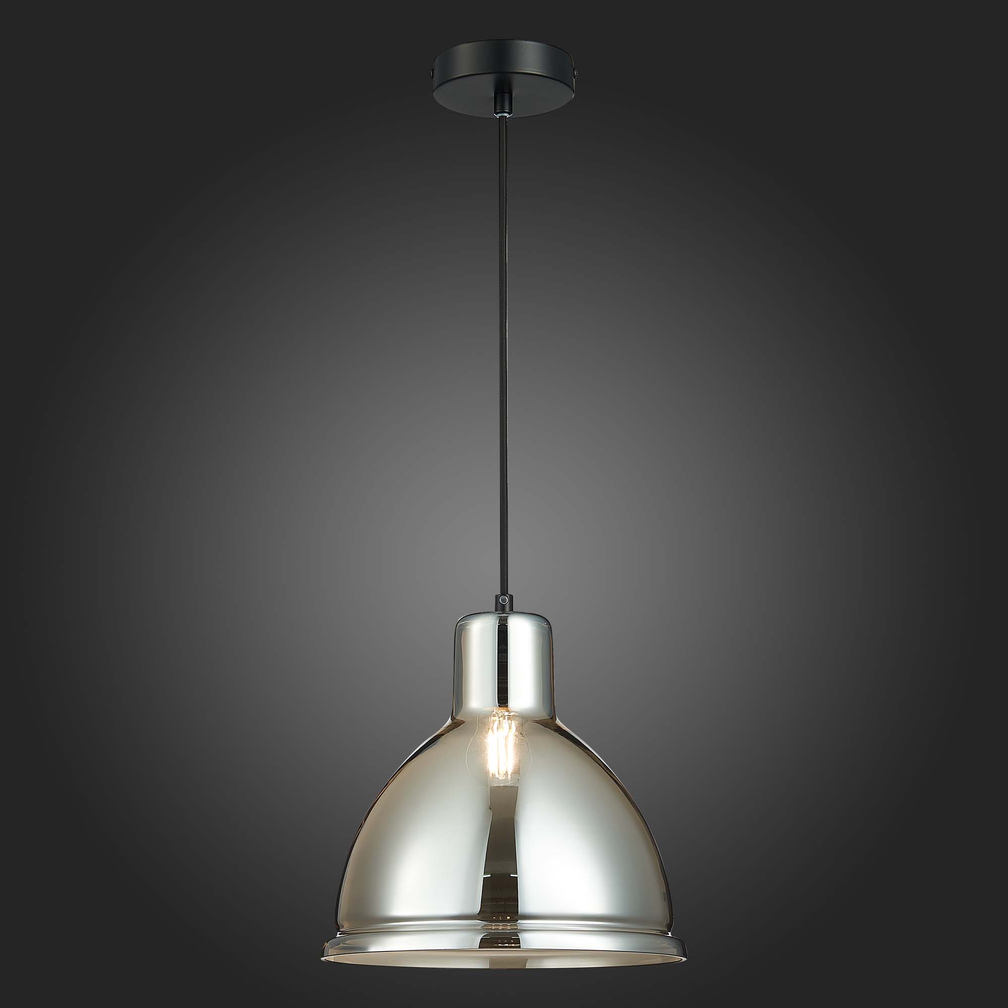 картинка SLE114713-01 Подвес Черный/Хром E27 1*60W