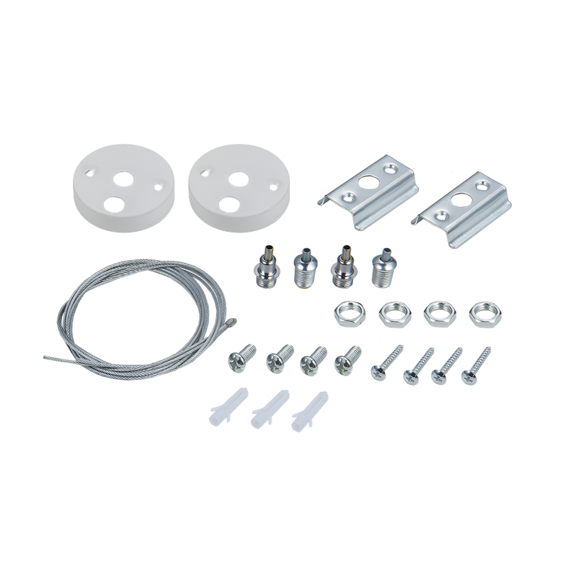 картинка Комплект SRB2-WH 2м для подвесного монтажа шинопровода RB белый IN HOME