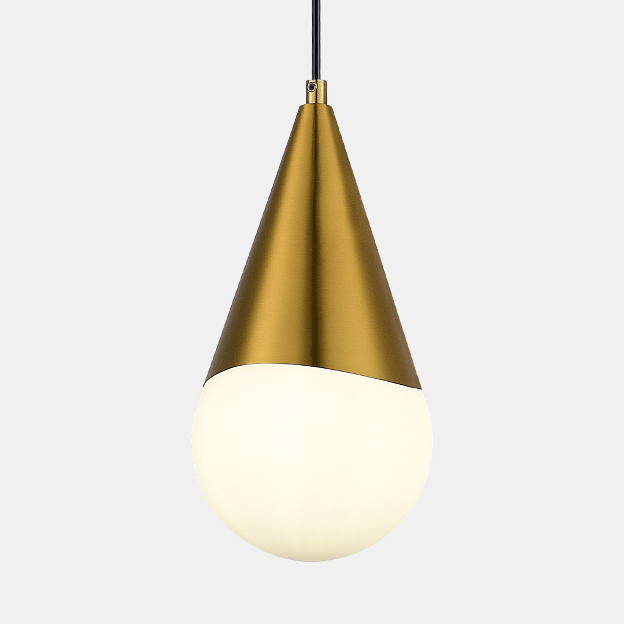 картинка SLE1197-203-01 Светильник подвесной Золотистый/Белый E27 1*40W