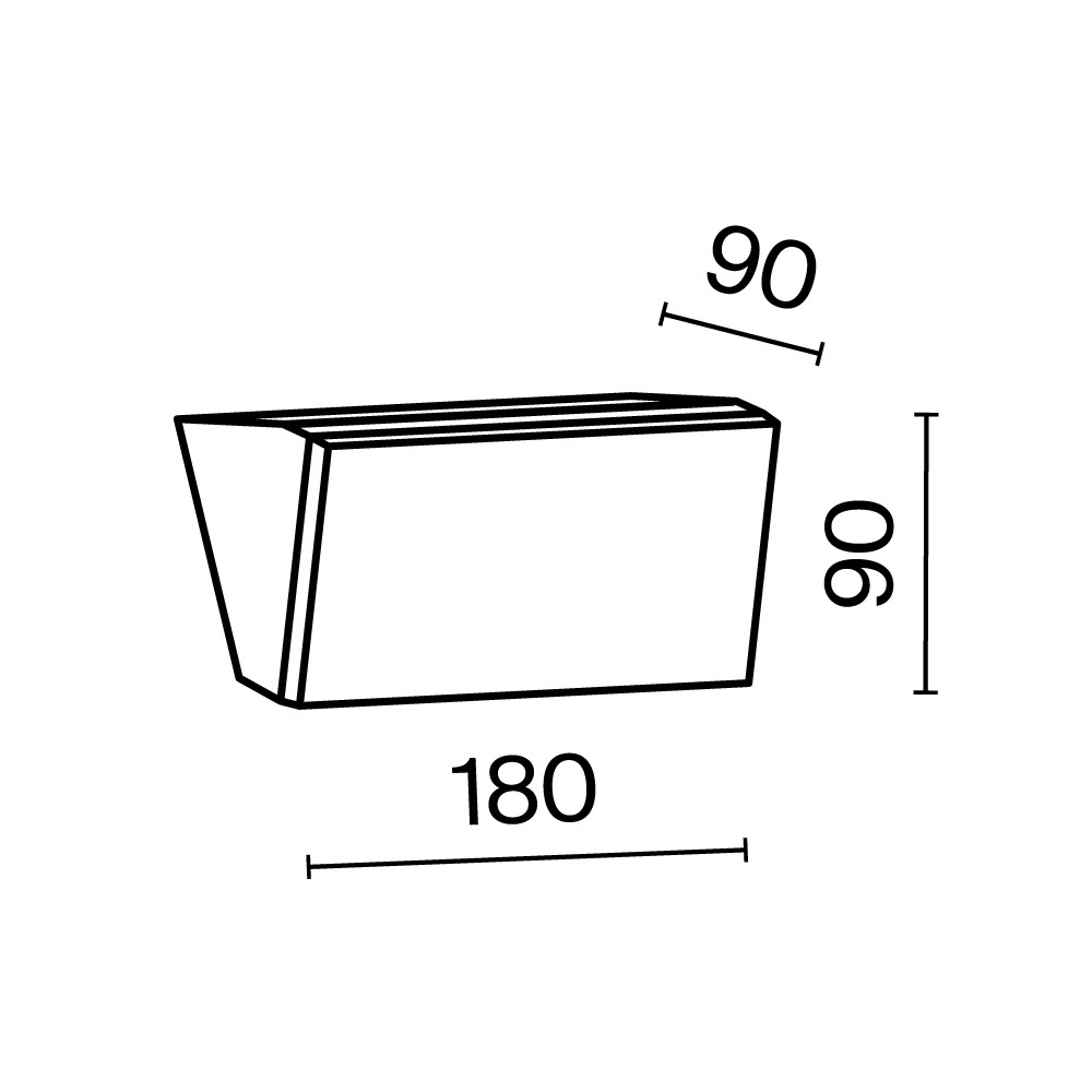 картинка Настенный светильник (бра) Outdoor O436WL-L10GF3K