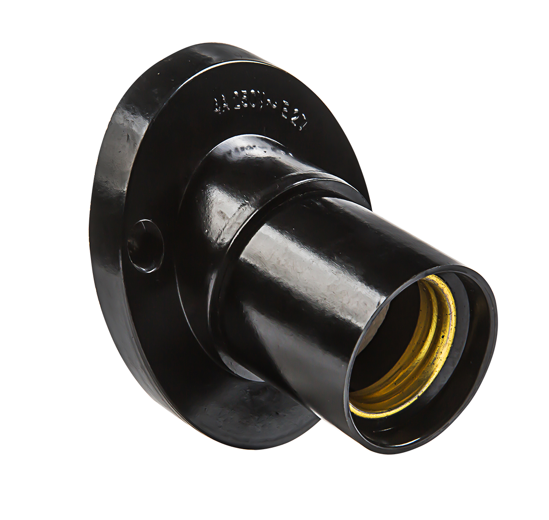 картинка Патрон Е27 Ф П-02 Е27 карболитовый настенный IN HOME