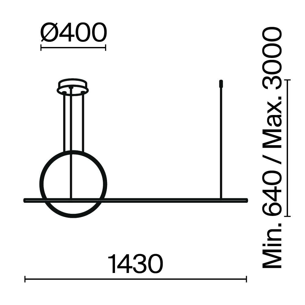 картинка Подвесной светильник Maytoni MOD247PL-L49BK