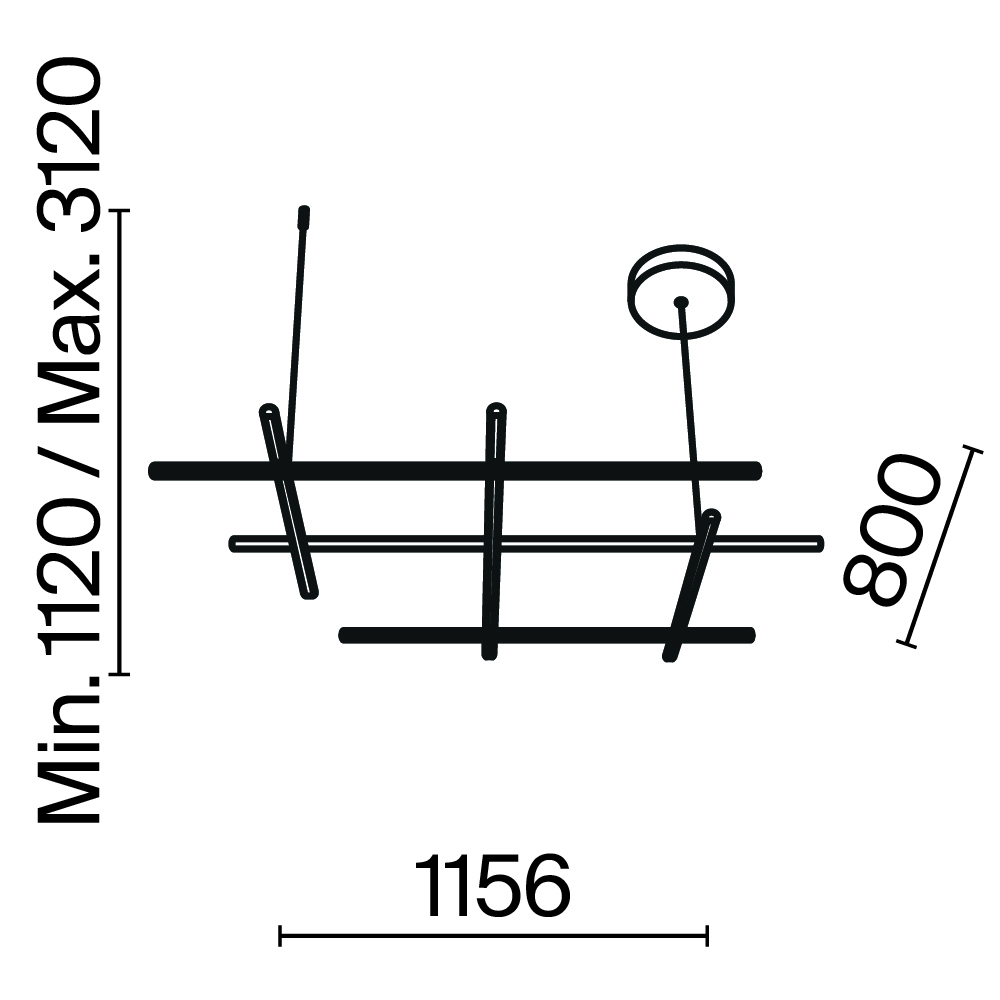 картинка Подвесной светильник Maytoni MOD278PL-L86G3K