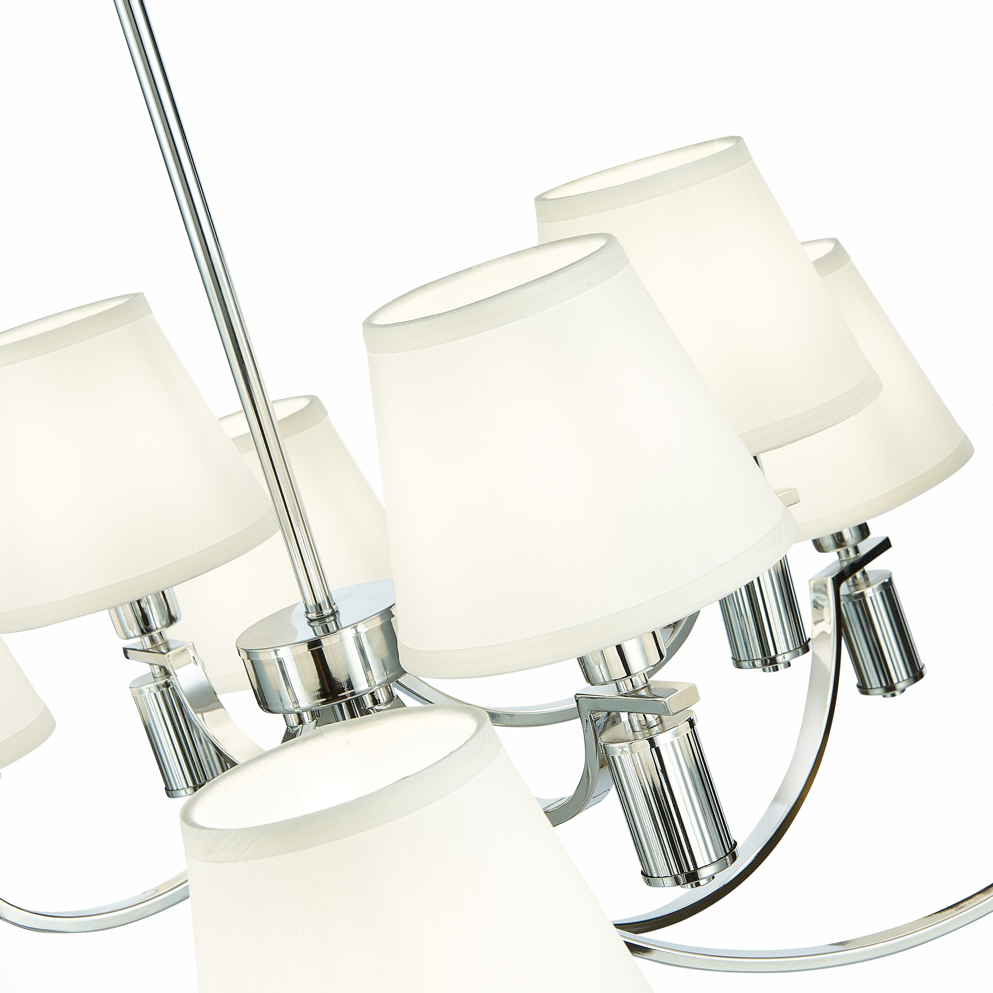 картинка SLE111303-12 Светильник подвесной Хром/Белый E14 12*40W