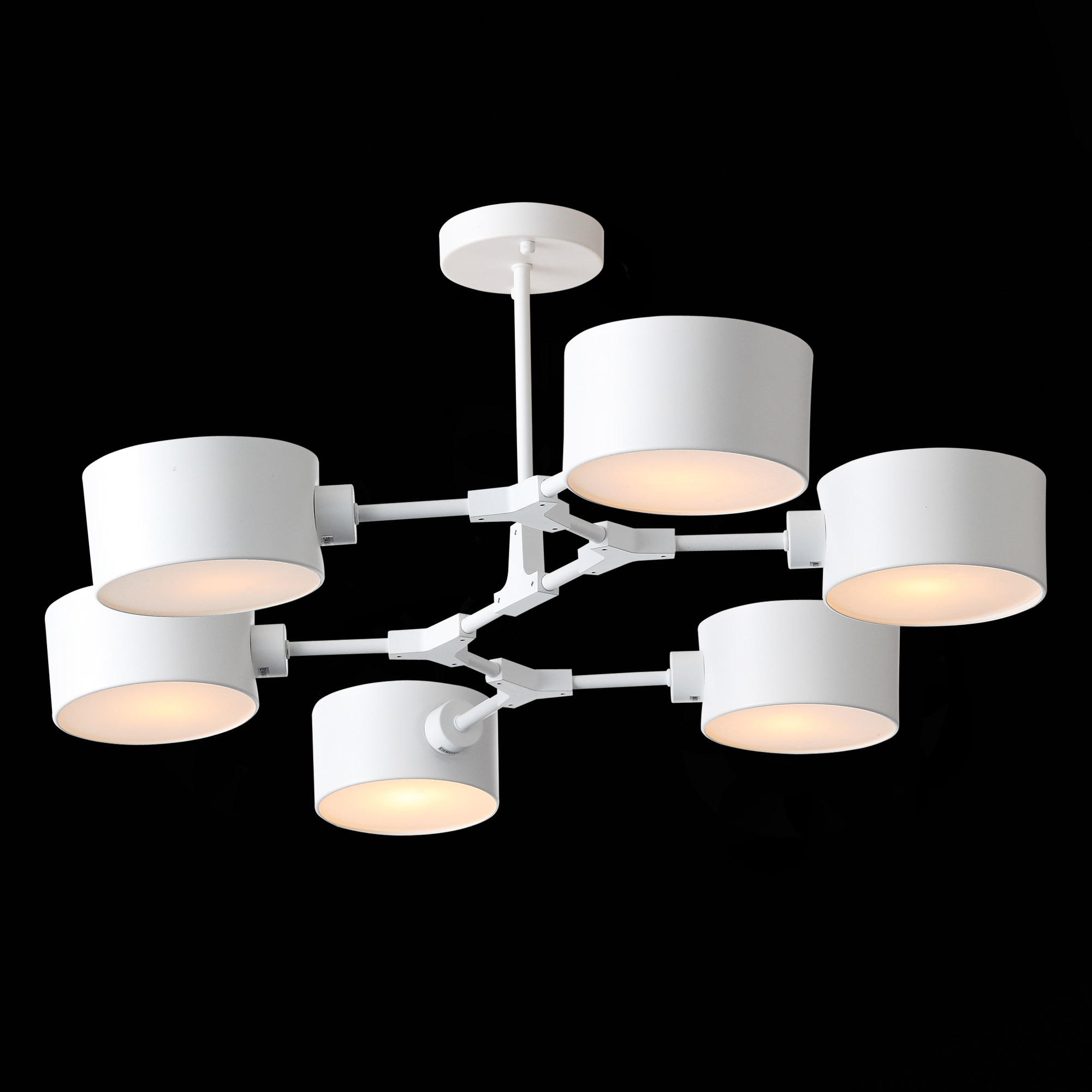 картинка SLE183502-06 Светильник потолочный Белый/Белый E14 6*60W