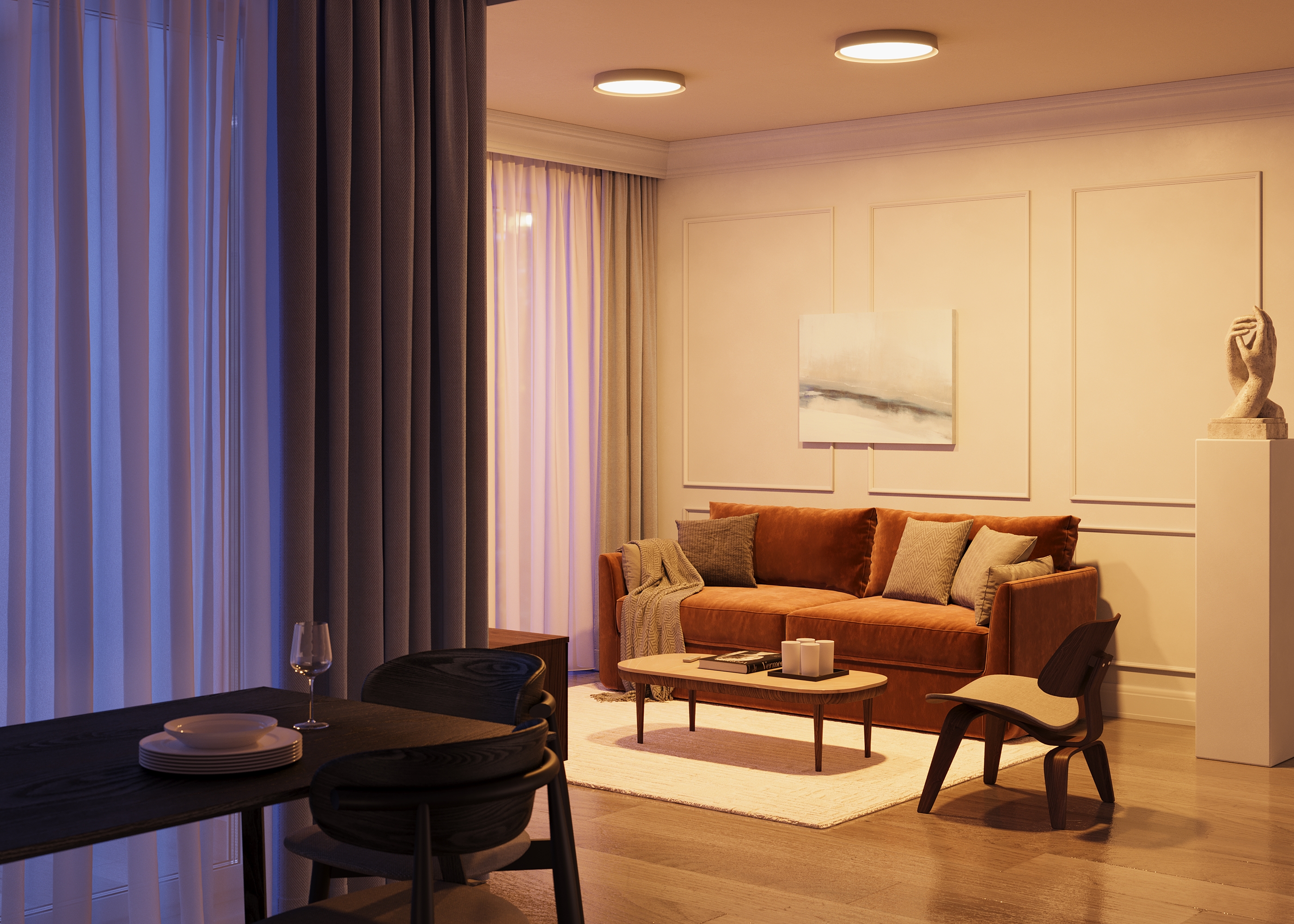 картинка Потолочный светильник Maytoni MOD426CL-L32WK