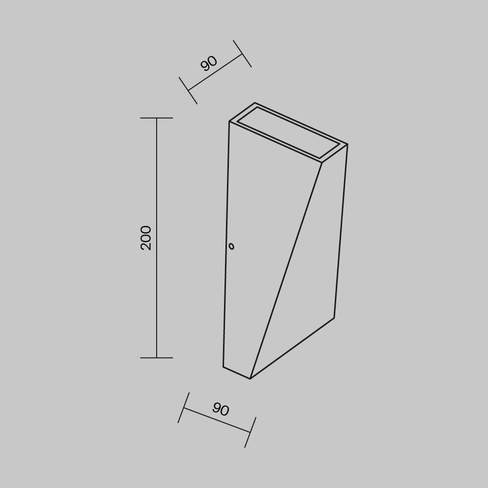 картинка Архитектурная подсветка Outdoor O580WL-L6B
