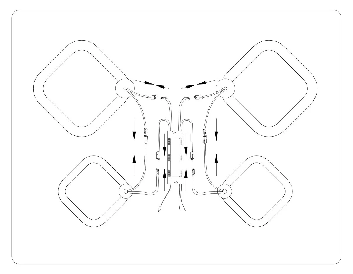 картинка Потолочный светодиодный светильник с пультом