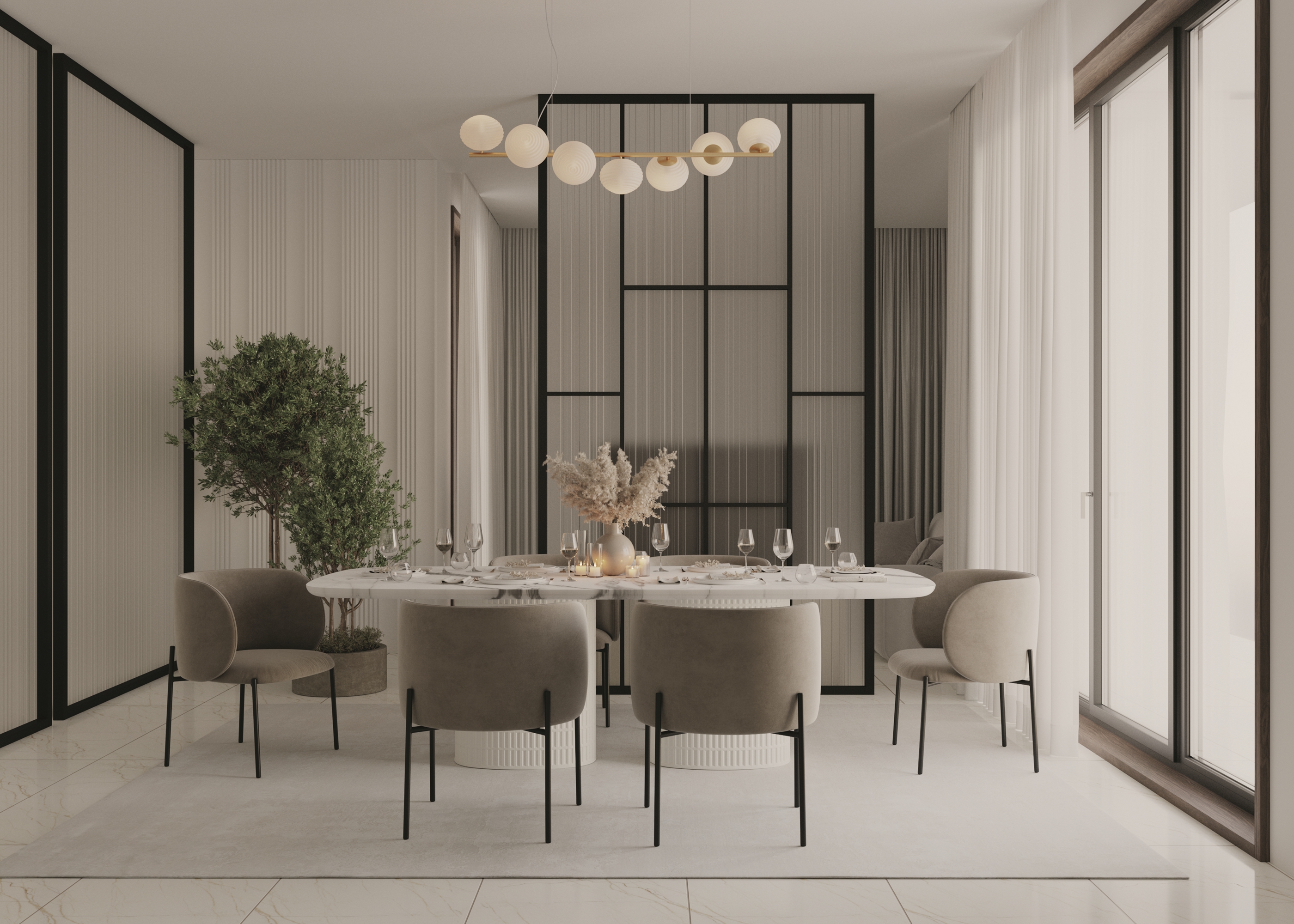 картинка Подвесной светильник Maytoni MOD268PL-07G