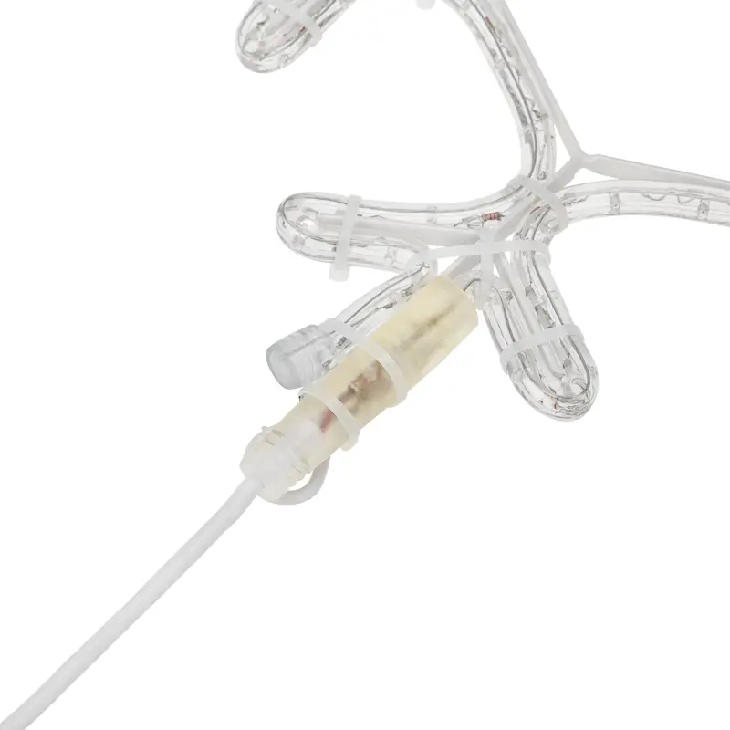 картинка Светодиодная фигура из дюралайта Снежинка 45x38см СИНИЙ NEON-NIGHT