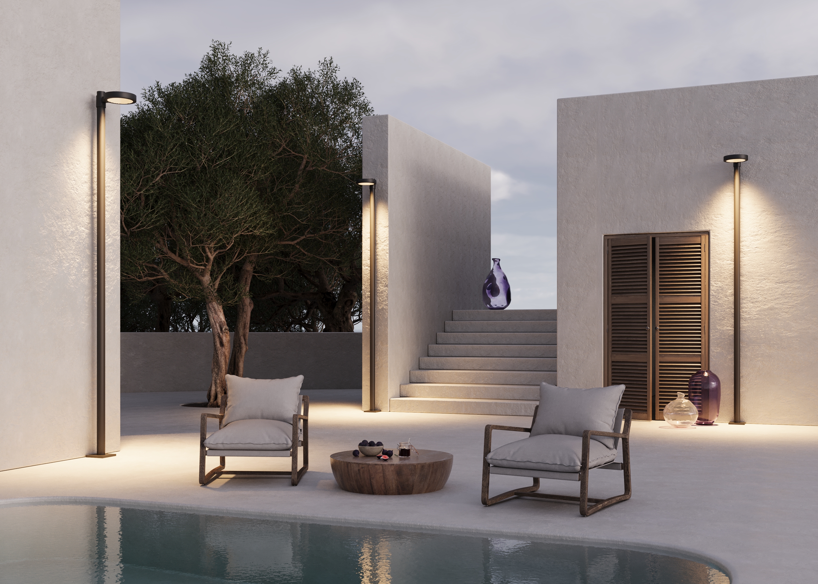 картинка Столб для паркового светильника Outdoor O473P-GF