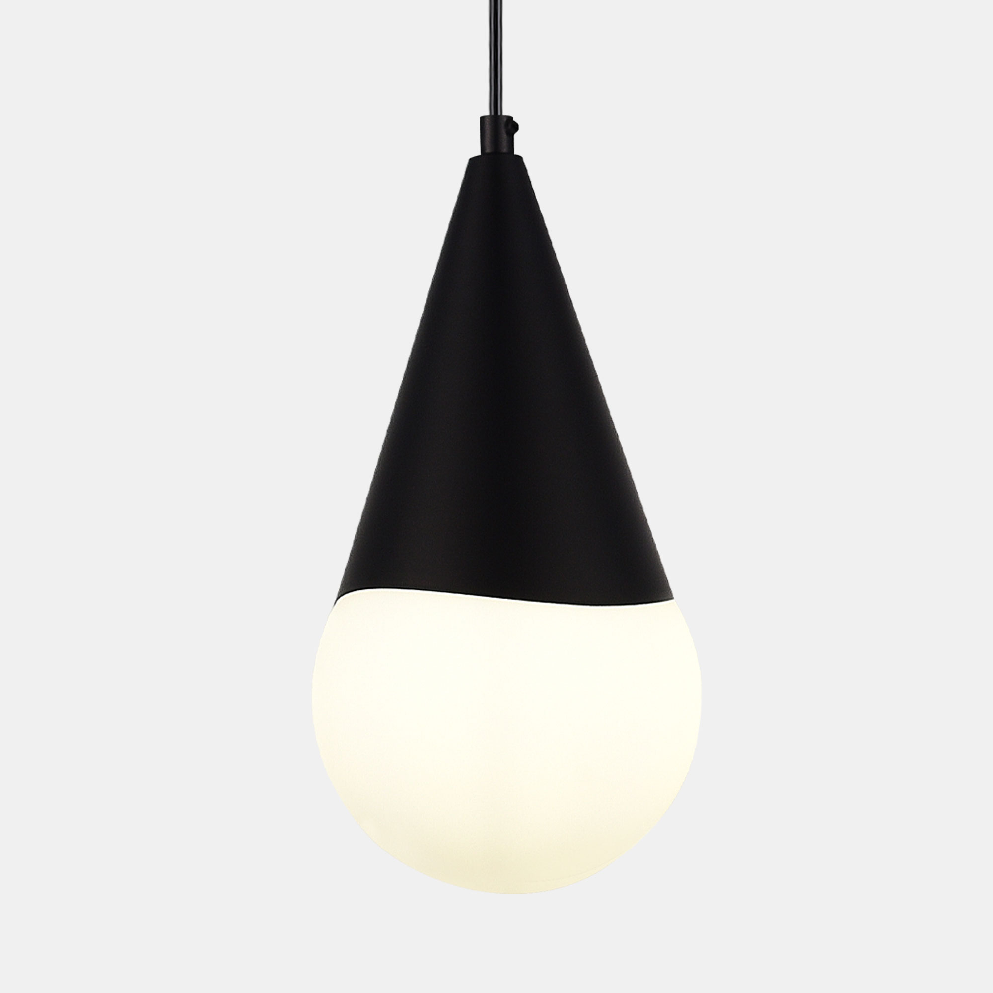 картинка SLE1197-403-01 Светильник подвесной Черный/Белый E27 1*40W