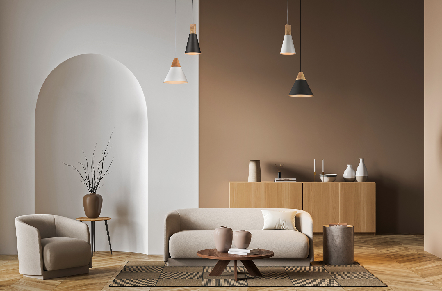 картинка Подвесной светильник Maytoni P359-PL-140-W