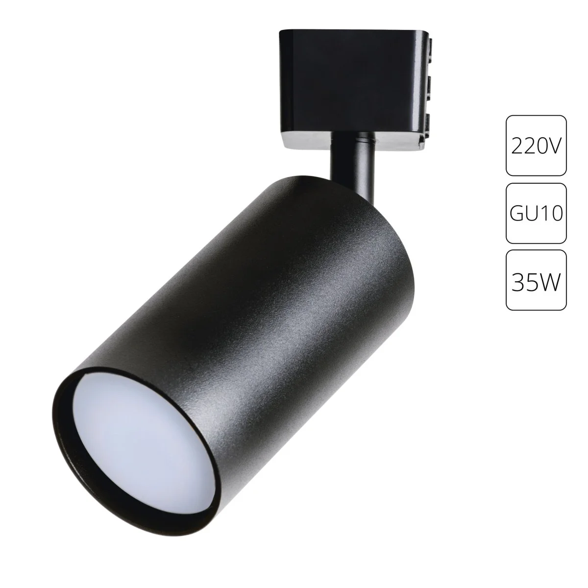 картинка Трековый светильник Arte Lamp RIDGE A1518PL-1BK