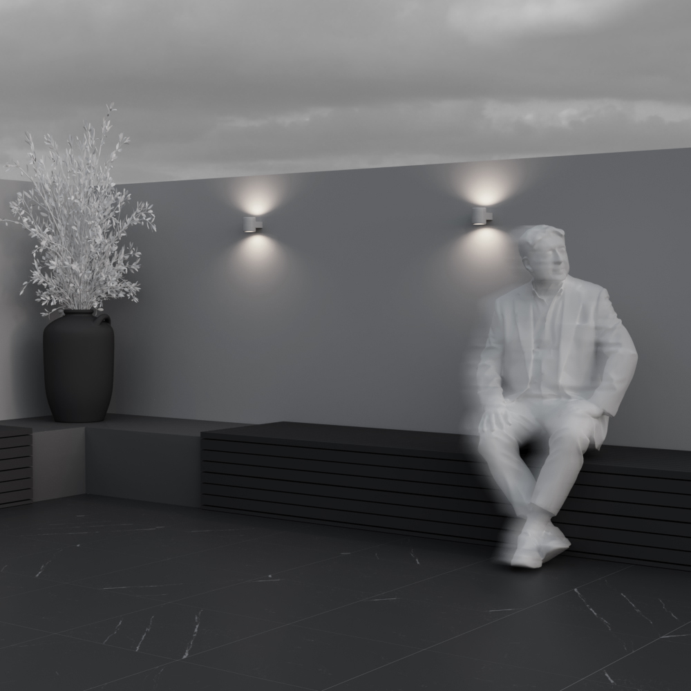 картинка Настенный светильник (бра) Outdoor O490WL-L6W3K