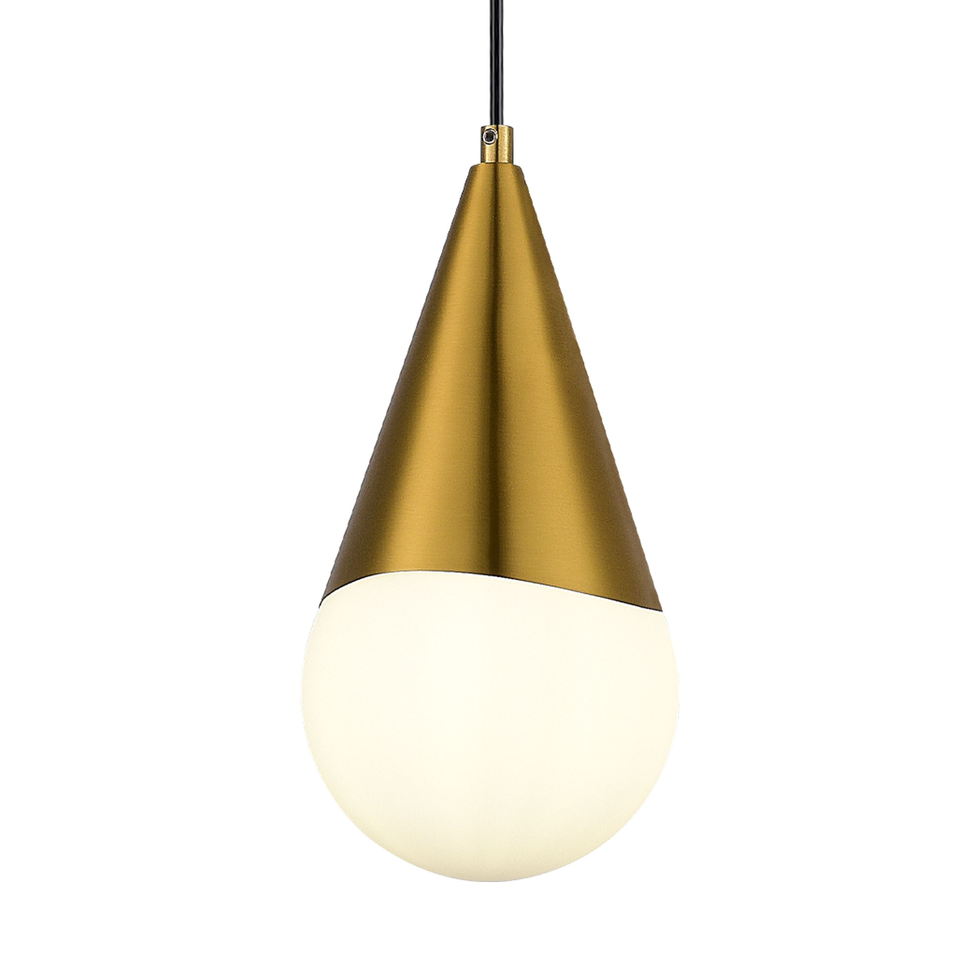 картинка SLE1197-203-01 Светильник подвесной Золотистый/Белый E27 1*40W