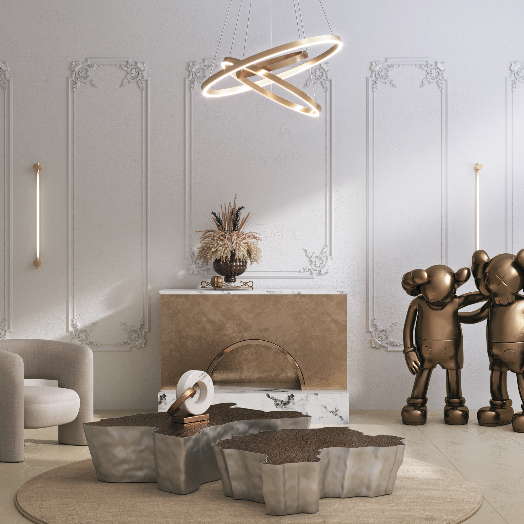 картинка Подвесной светильник Maytoni MOD058PL-L74BK