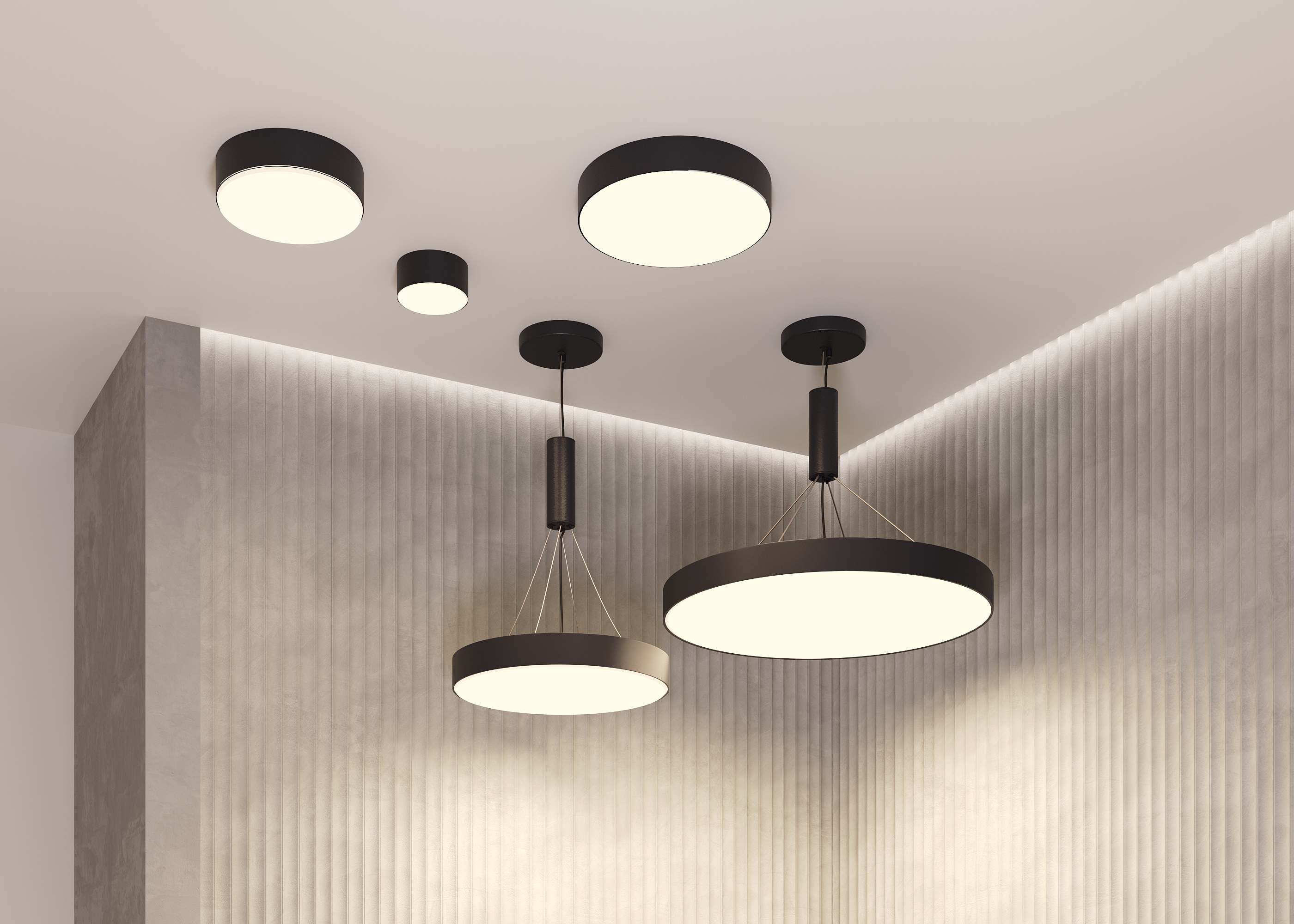 картинка Потолочный светильник Technical C032CL-36W4K-RD-B