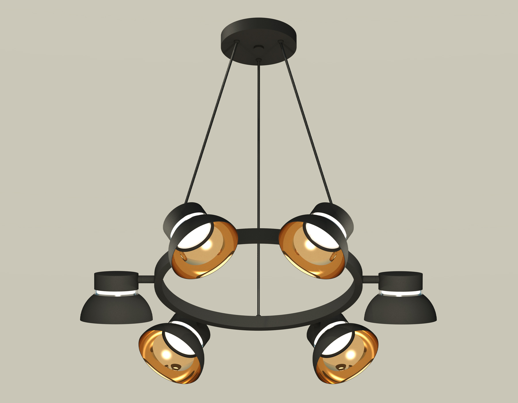 картинка Комплект подвесного поворотного светильника