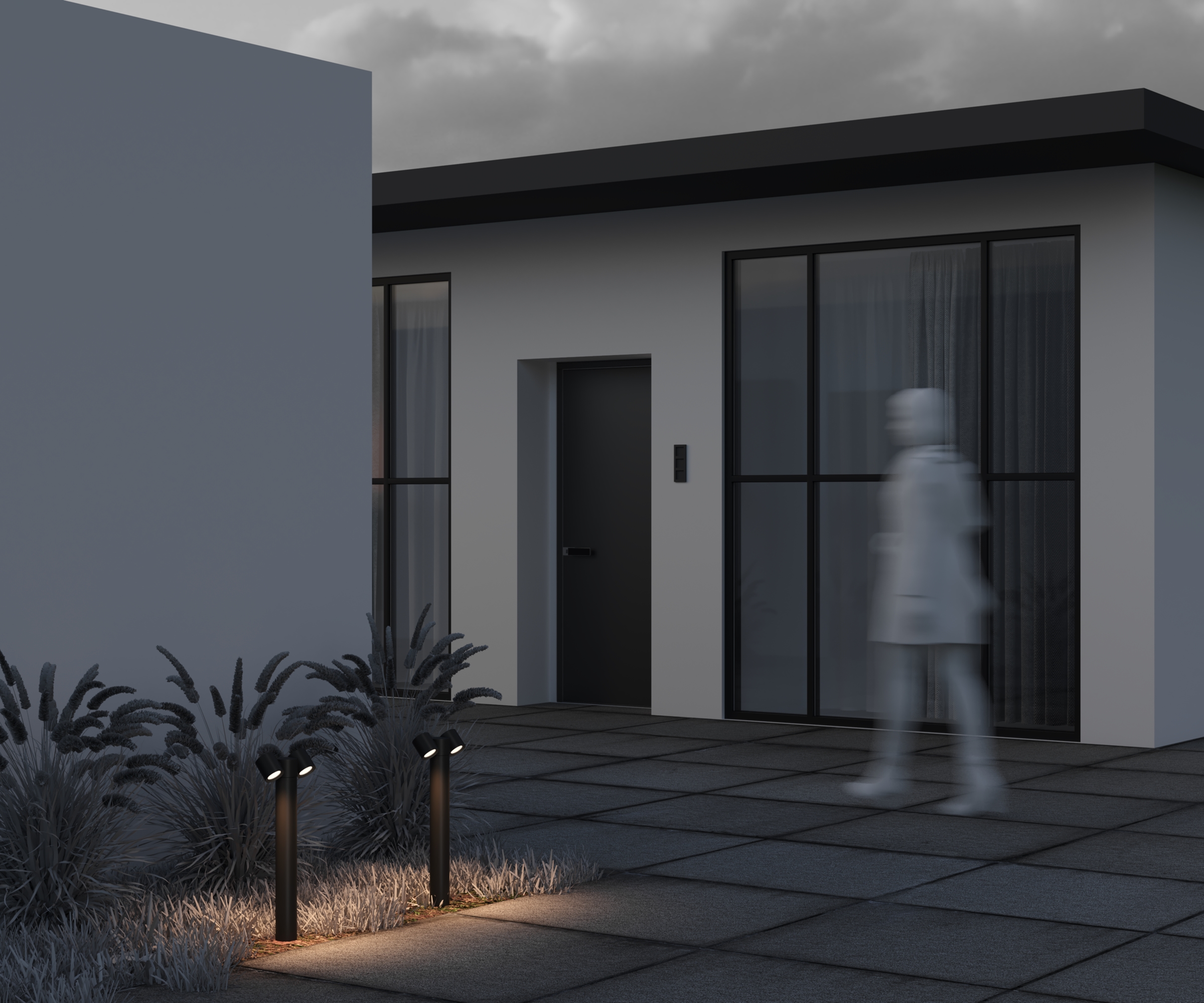 картинка Ландшафтный светильник Outdoor O010FL-02B