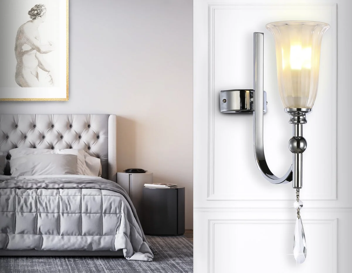 картинка Настенный светильник с хрусталем TR3253