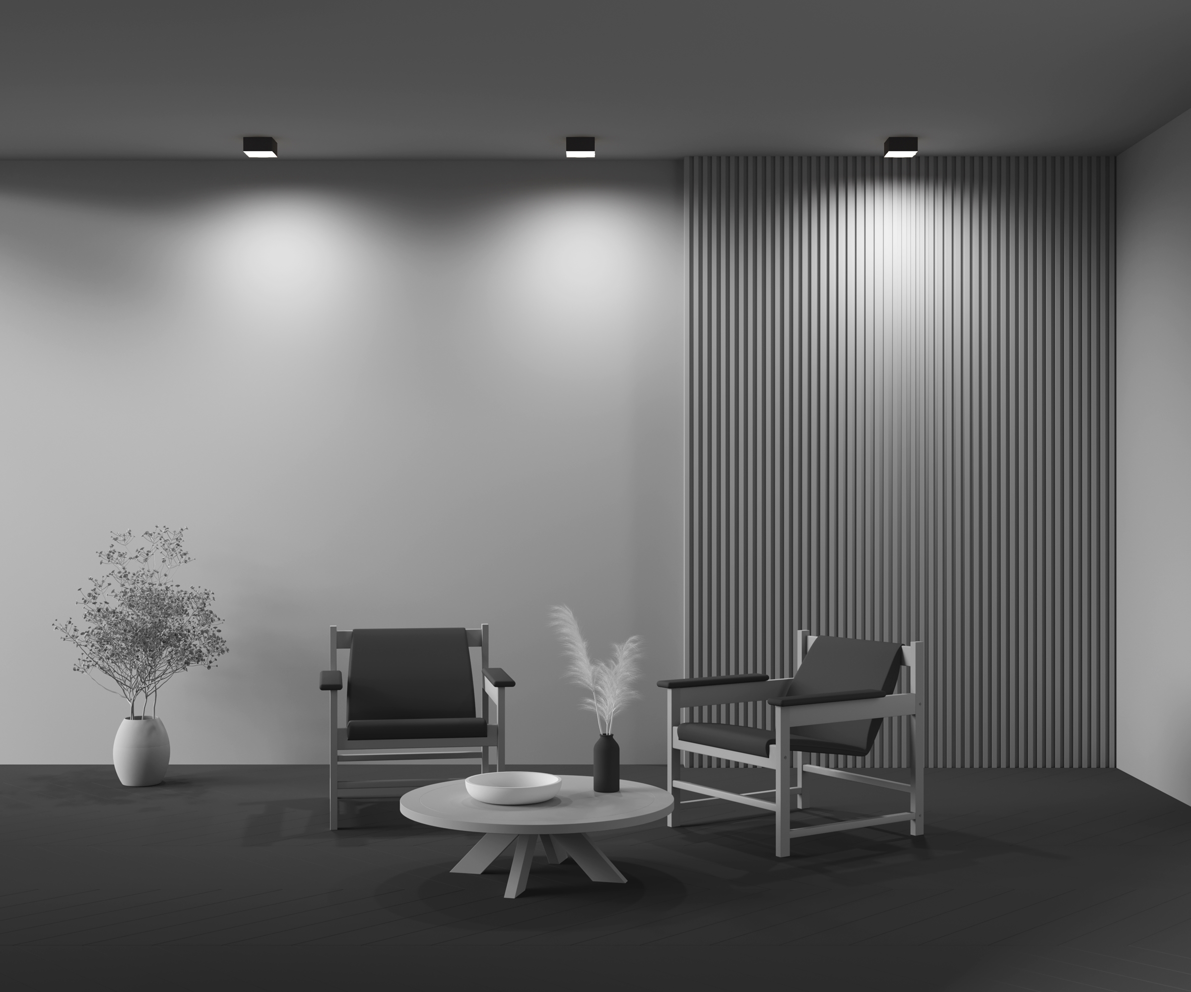 картинка Потолочный светильник Technical C032CL-12W4K-SQ-B