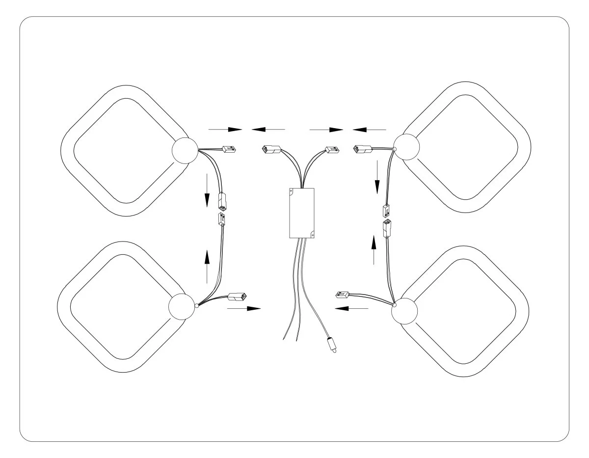 картинка Потолочный светодиодный светильник с пультом