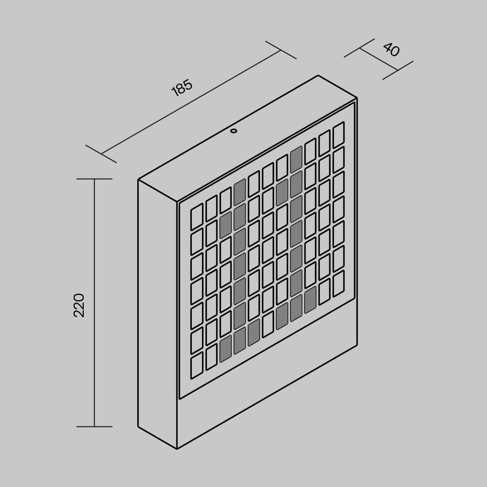 картинка Настенный светильник (бра) Outdoor O475WL-L10GF3K