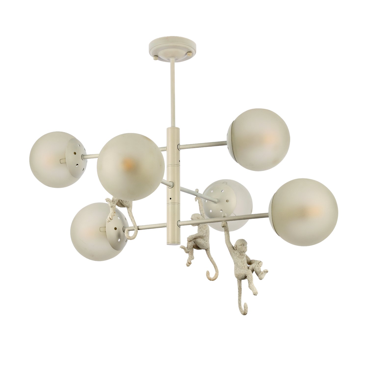 картинка SLE115103-06 Светильник потолочный Белый/Белый E14 6*60W