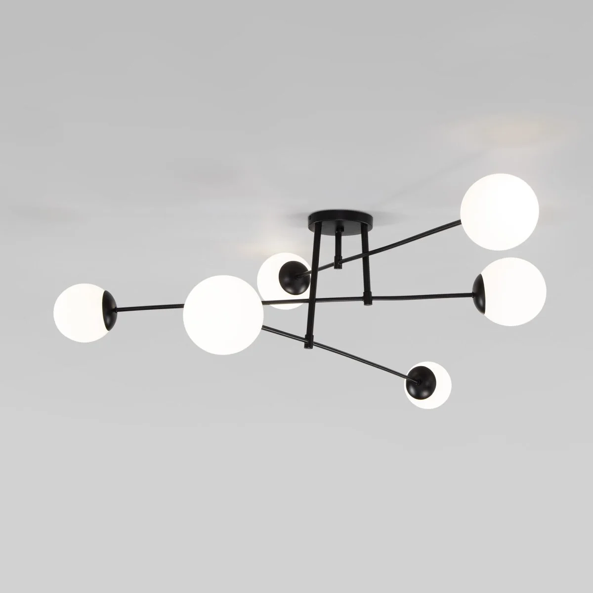 картинка Умный потолочный светильник 30181/6 черный