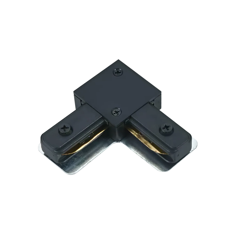 картинка Коннектор L-тип LRB-BL для шинопровода RB черный IN HOME