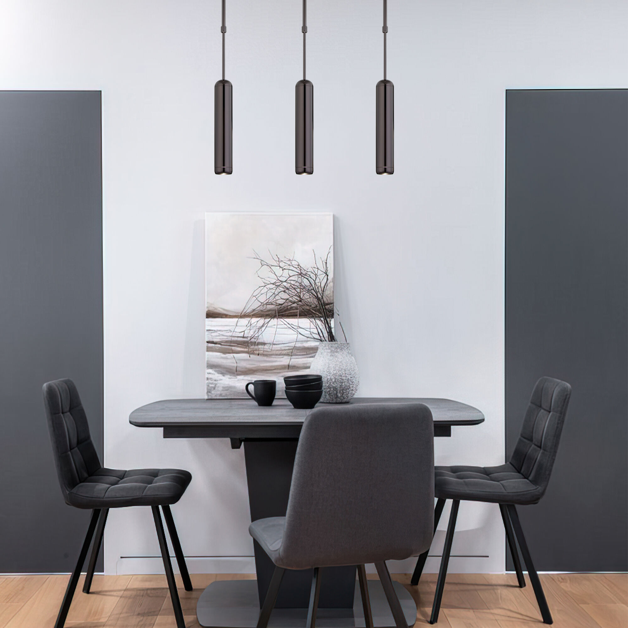 картинка Подвесной светильник 50255/1 черный жемчуг