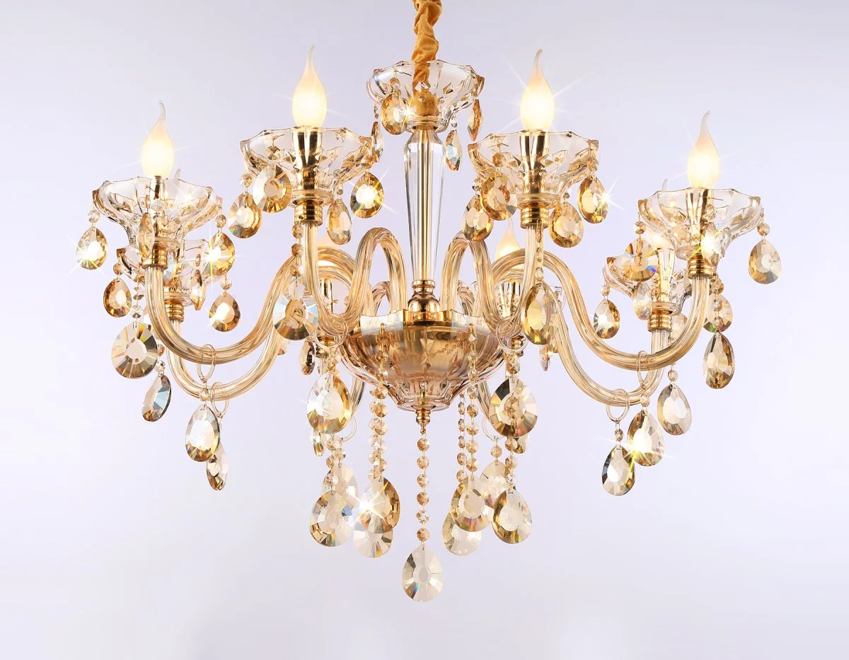 картинка Подвесная классическая люстра с хрусталем TR4907