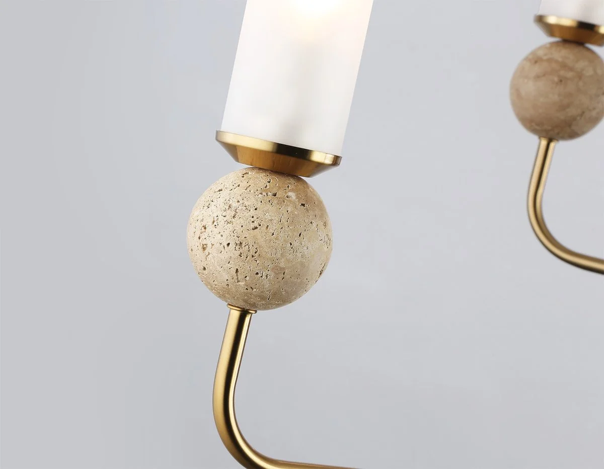 картинка Люстра на штанге с мрамором LH53251