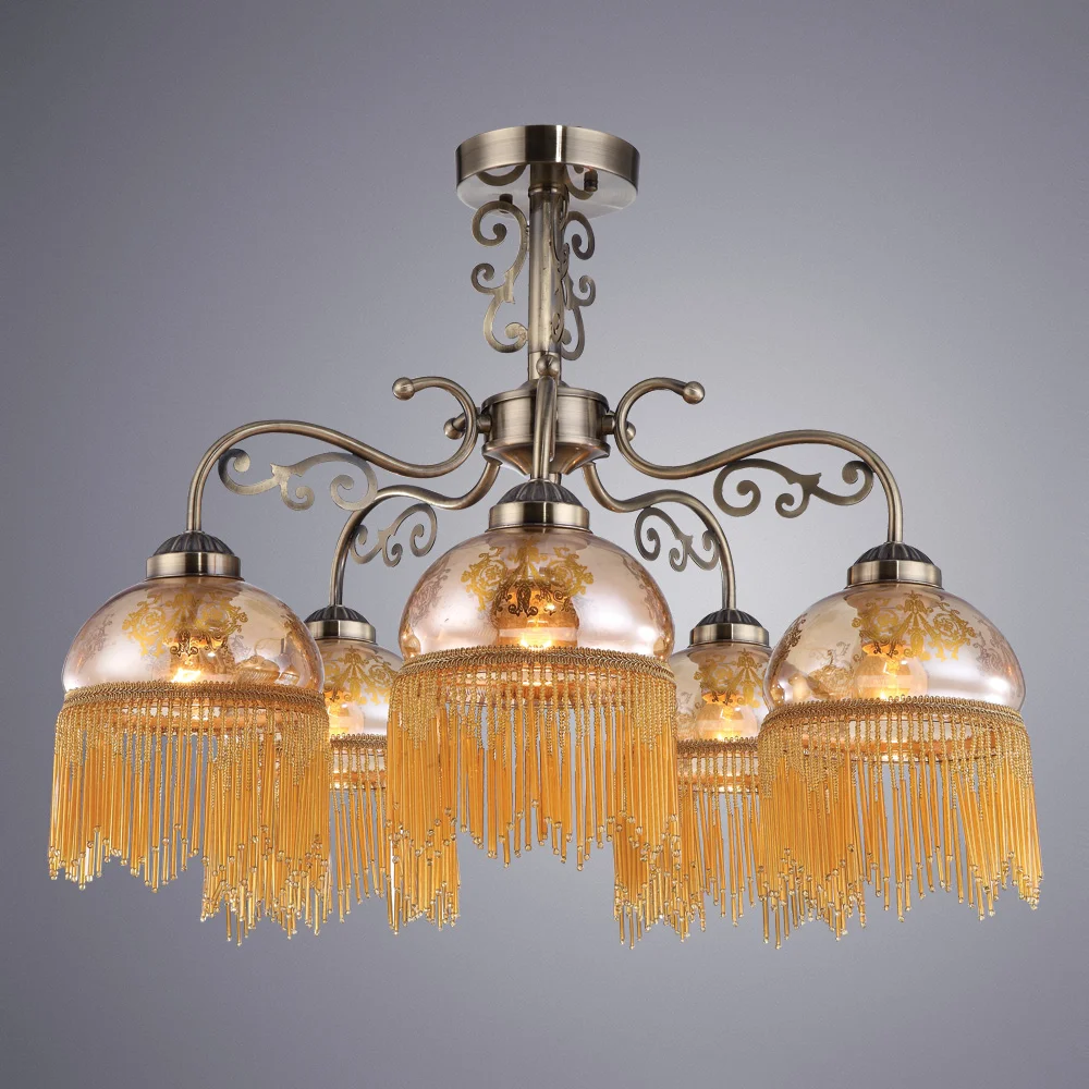 картинка Потолочная люстра Arte Lamp PERLINA A9560PL-5AB