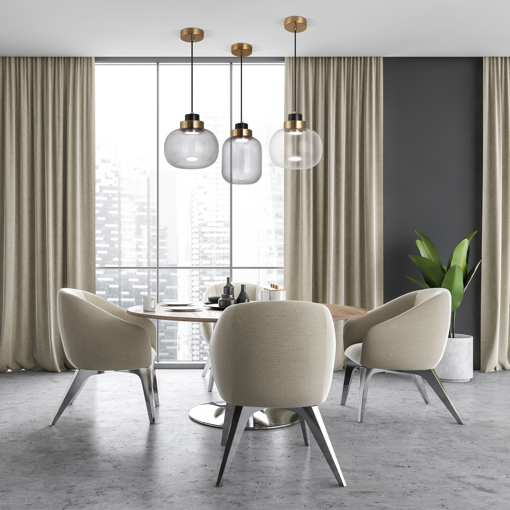 картинка Подвесной светильник 50240/1 LED прозрачный