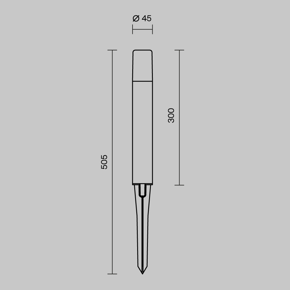 картинка Ландшафтный светильник Outdoor O416FL-L3B3K1