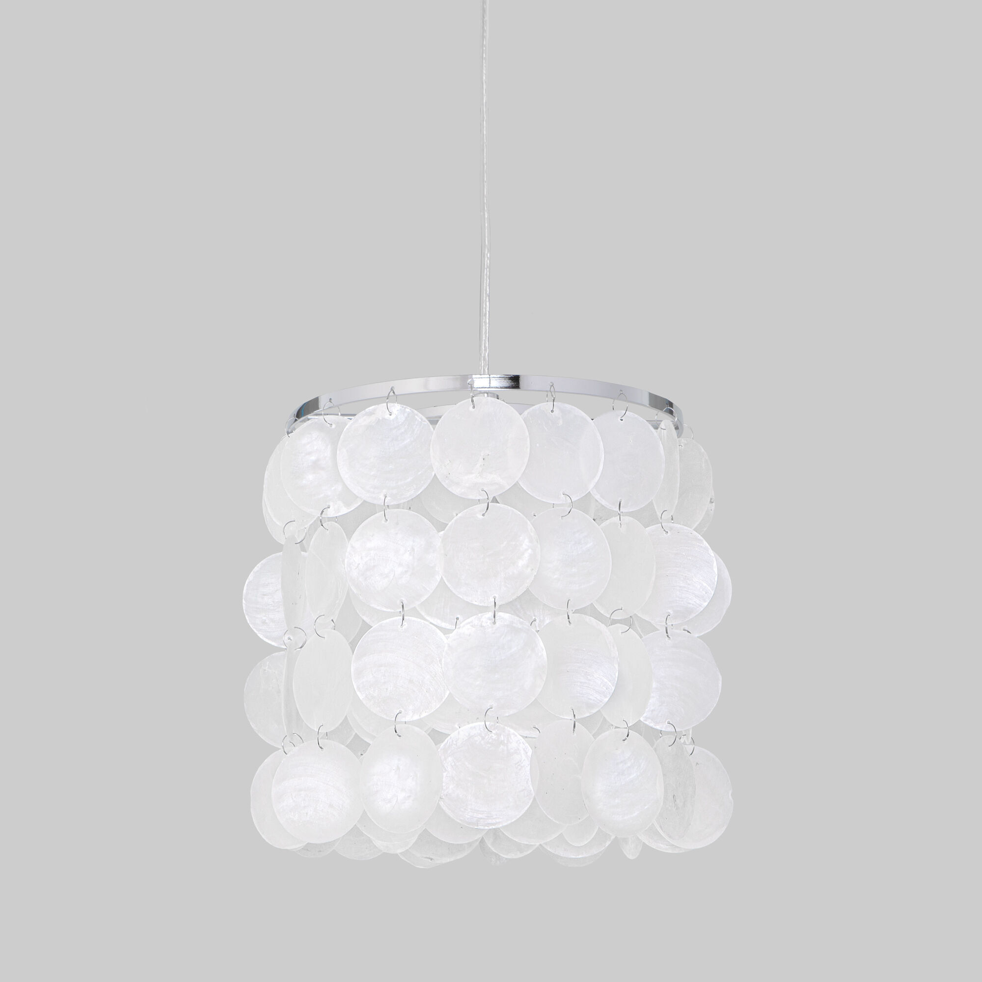 картинка Подвесной светильник с перламутром 60185/1 хром/перлаиутр