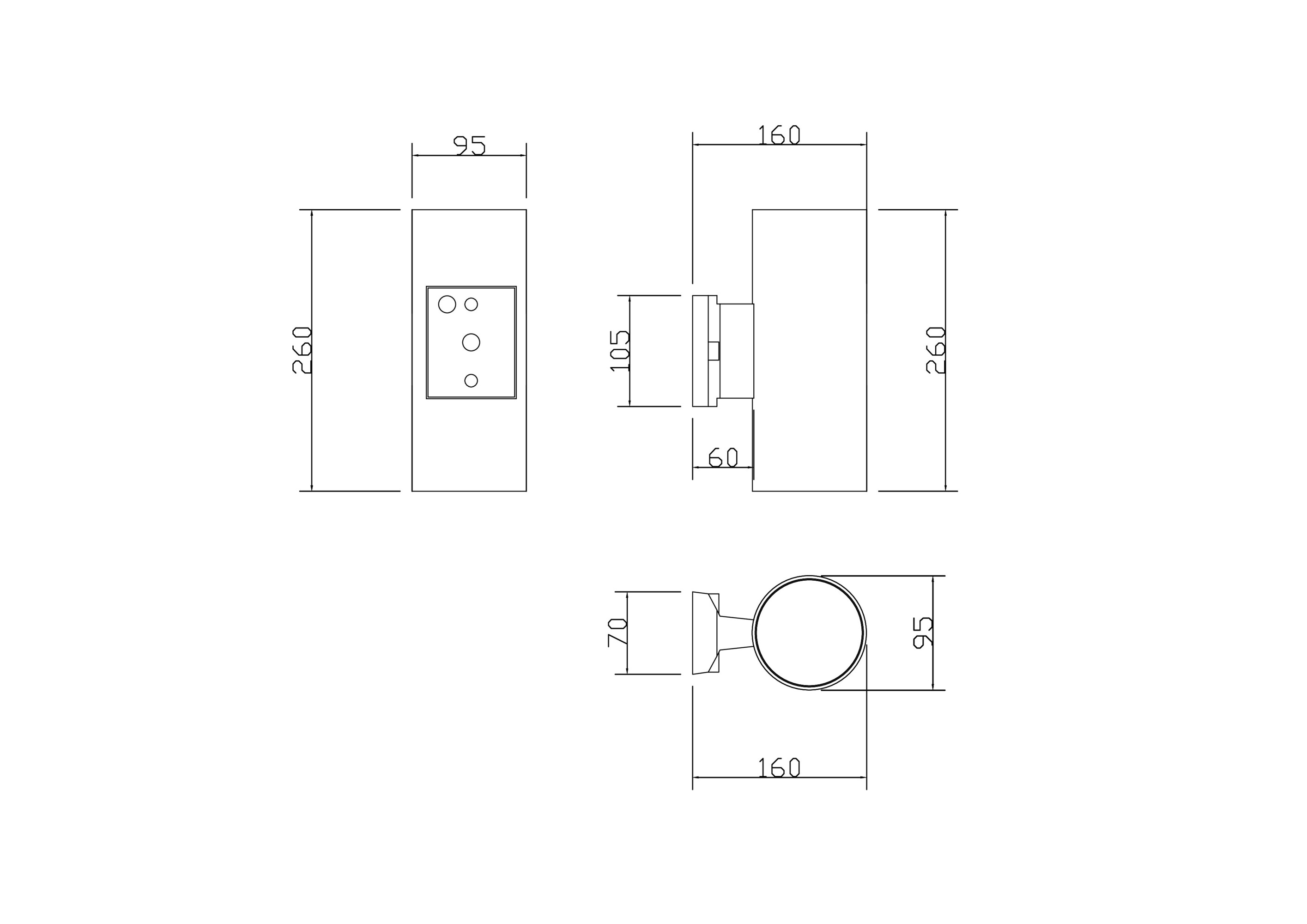 картинка Настенный светильник (бра) Outdoor O419WL-02GR
