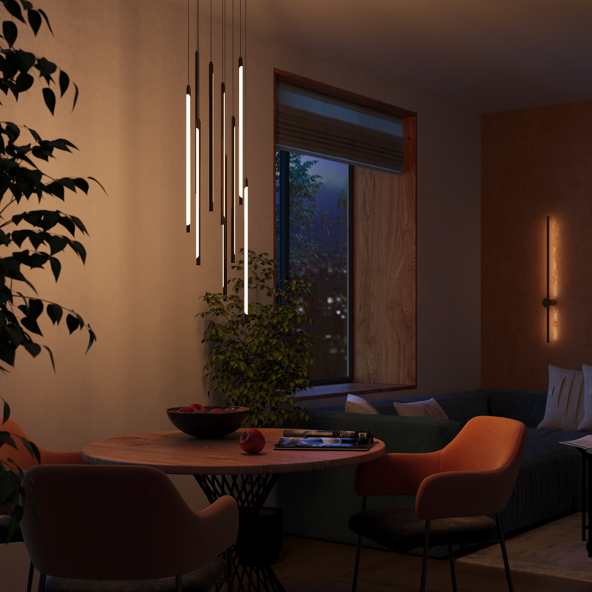 картинка Настенный светильник (бра) Maytoni MOD237WL-L11BS3K