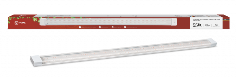 картинка Светильник светодиодный СПБ-110 STD-ФИТО красно-синий спектр 55Вт 1200мм IP40 IN HOME