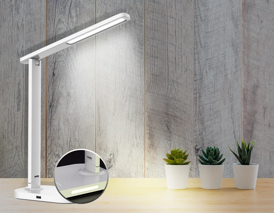 картинка Светодиодная настольная лампа с USB портом и таймером DE444