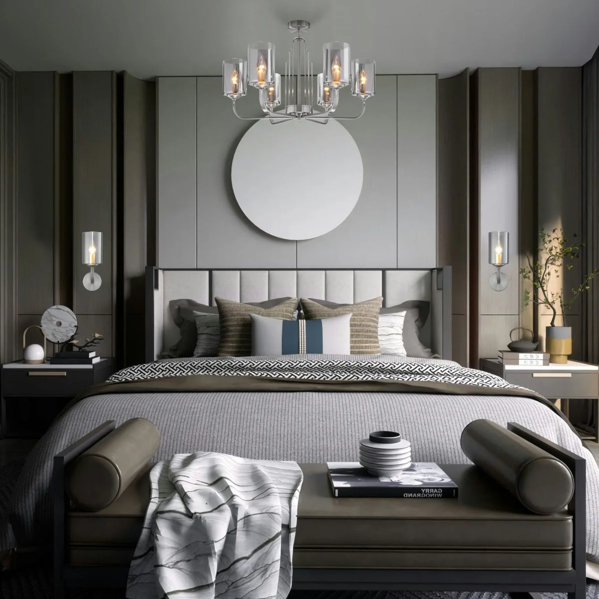 картинка Потолочная люстра 60138/6 сатин-никель