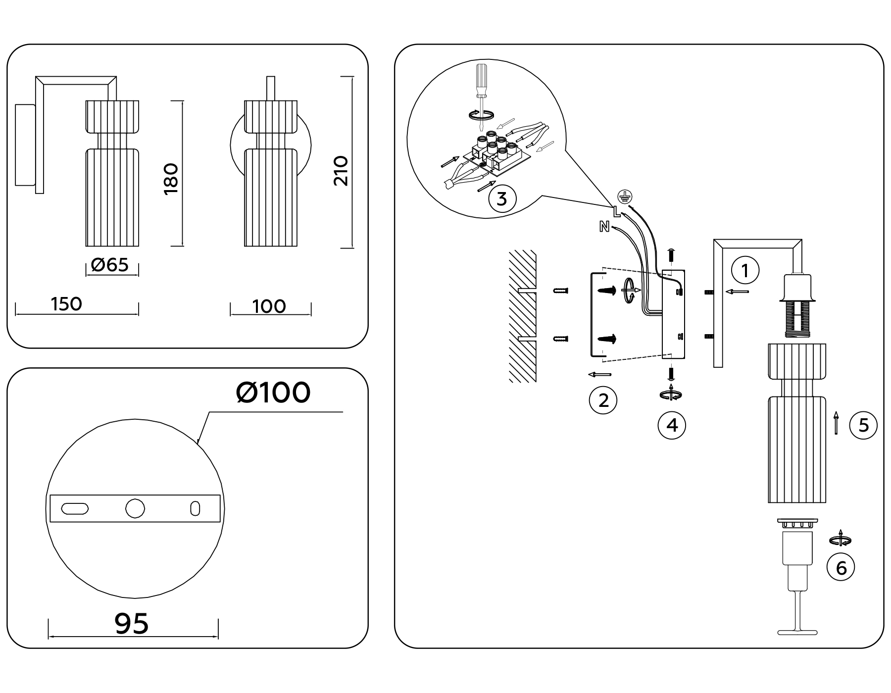 картинка Настенный светильник LH56119