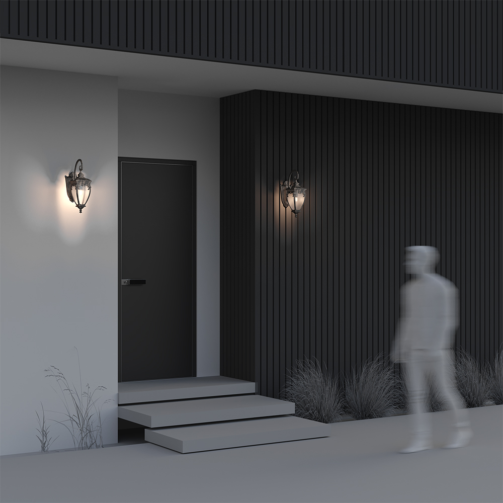 картинка Настенный светильник (бра) Outdoor O414WL-01GB