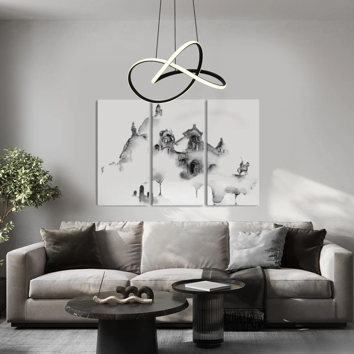 картинка Подвесной светильник 90312/1 черный