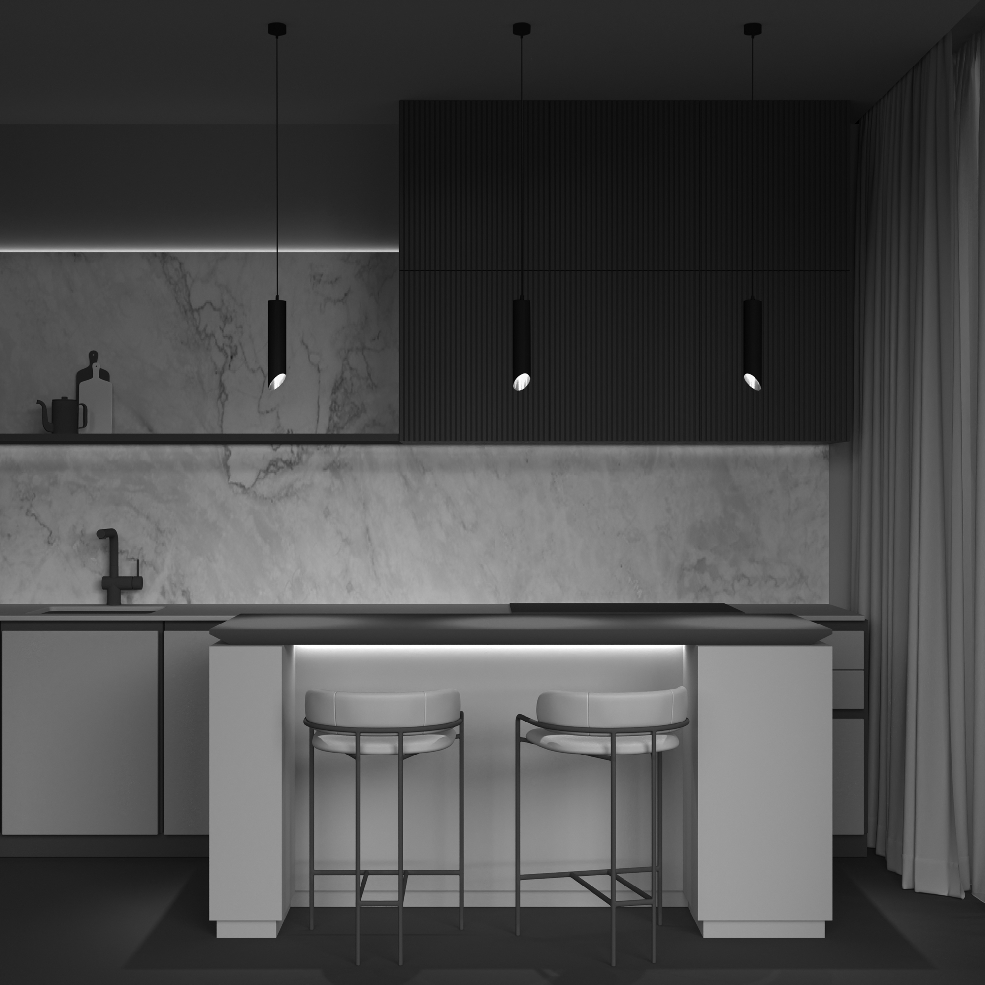 картинка Подвесной светильник Technical P044PL-01-40GU10-B