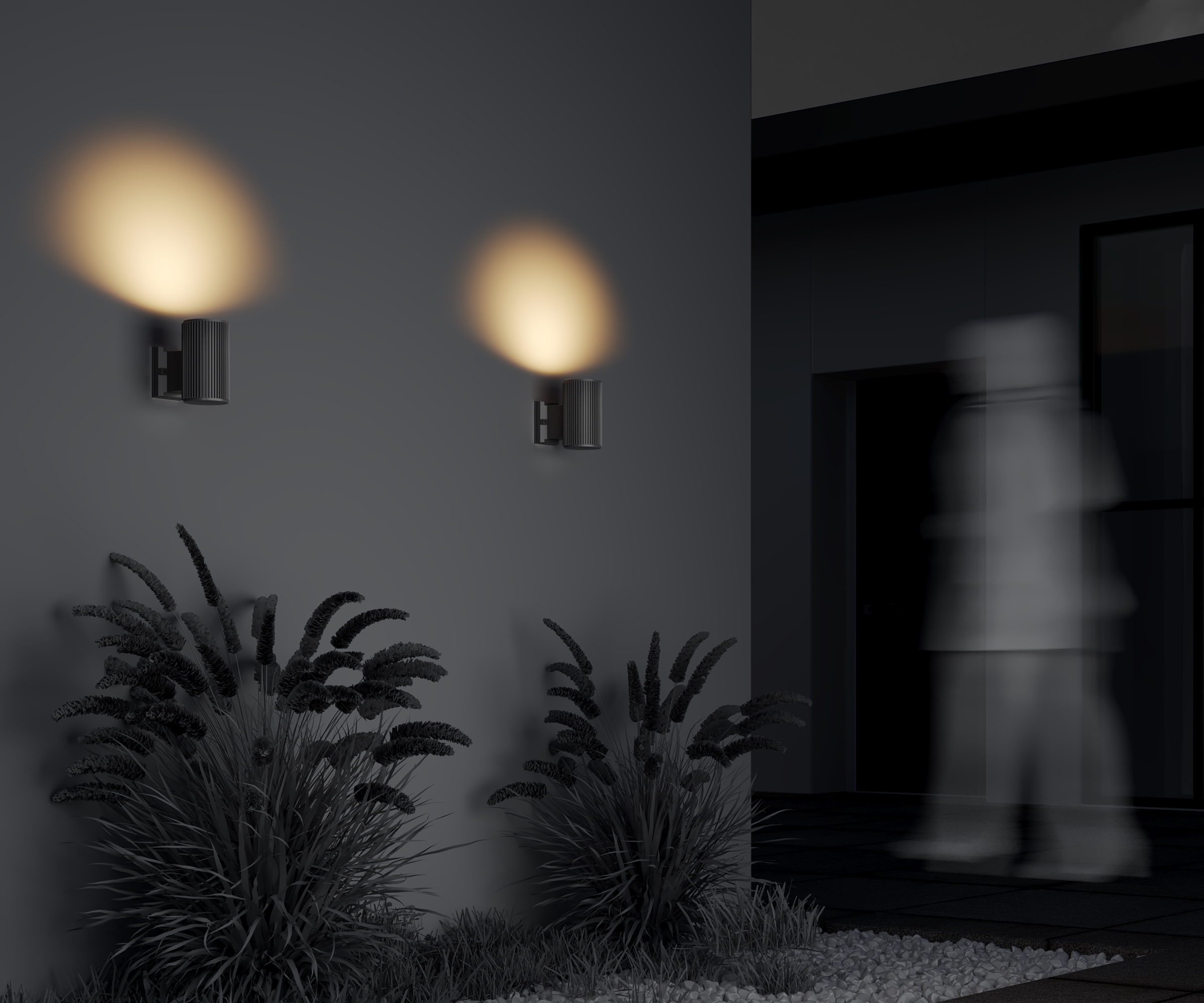 картинка Настенный светильник (бра) Outdoor O419WL-01GR