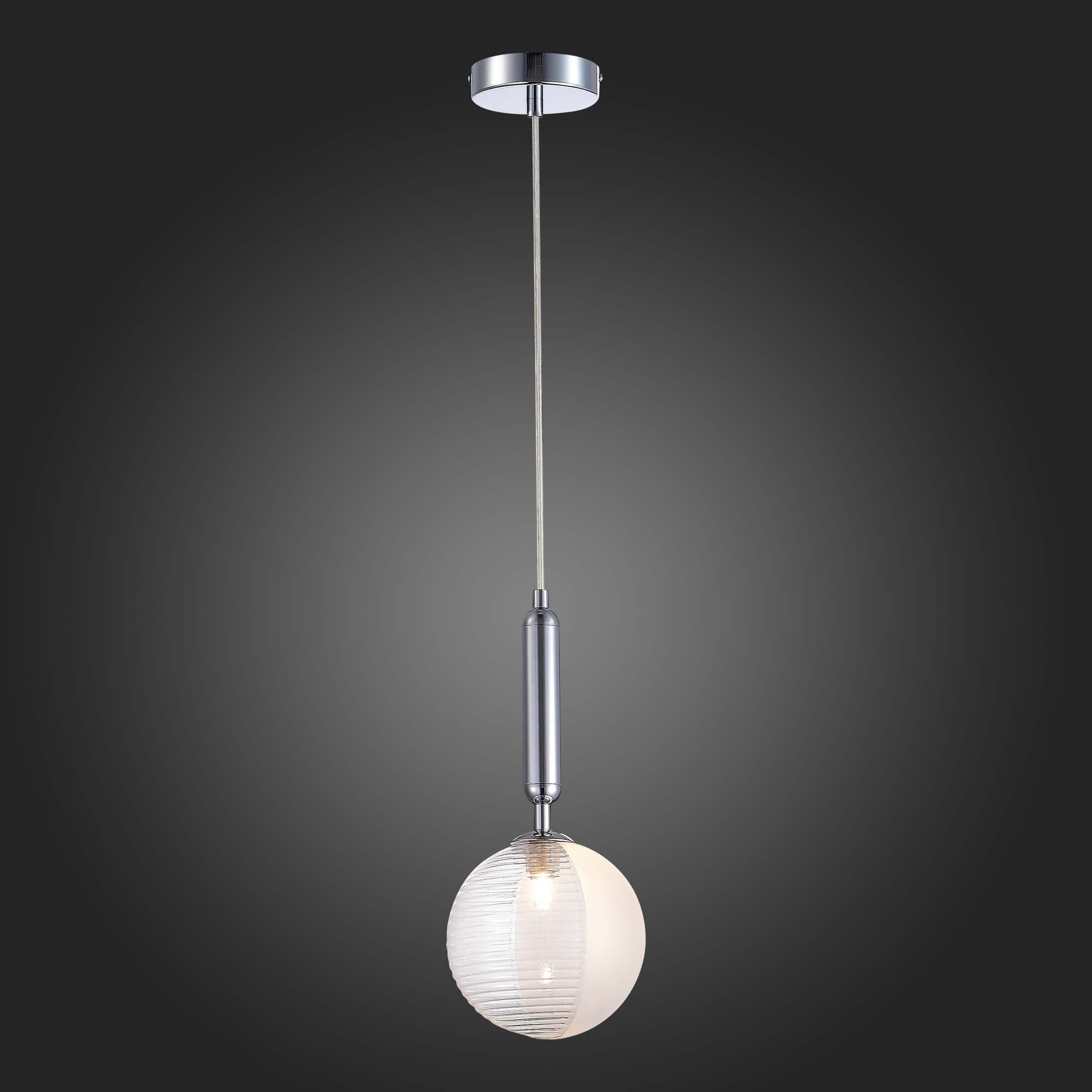 картинка SLE1096-103-01 Подвес Хром/Прозрачный G9 LED 1*5W